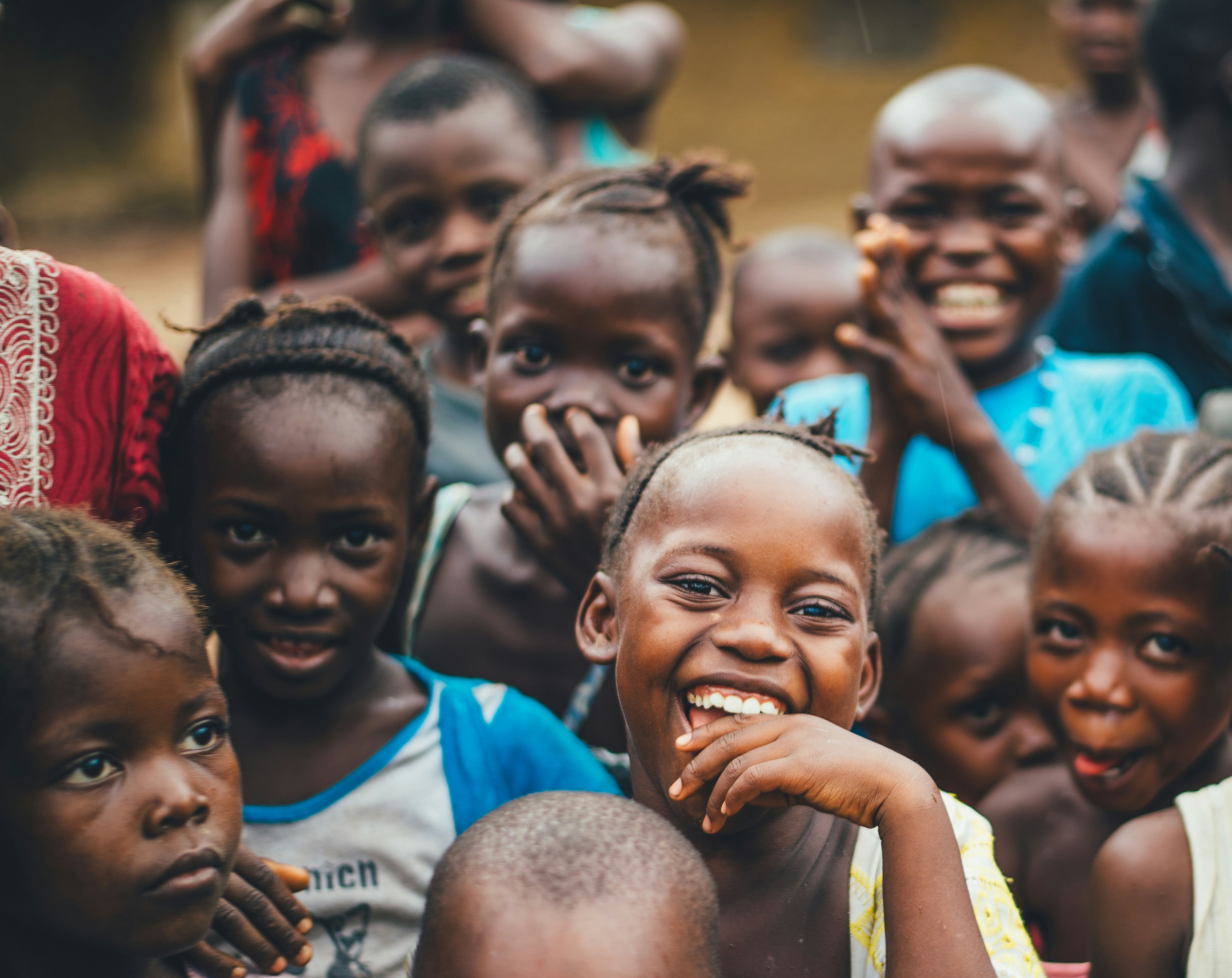 Happy children playing